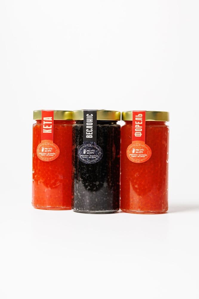 Набір по 500 г (Кета –Веслоніс –Форель) 1