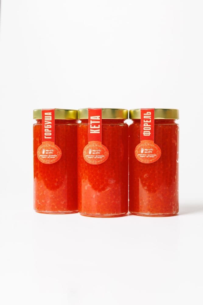 Набір по 500 г (Горбуша – Кета – Форель) 1